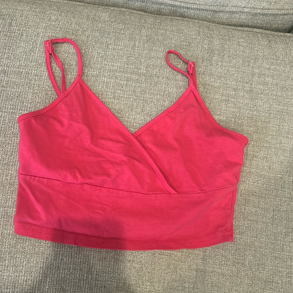 SHEIN pink crop top size XS